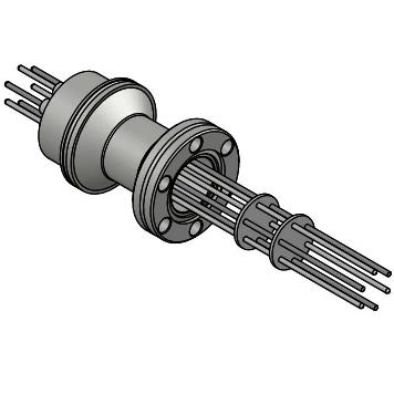 K型插入式真空热电偶CF法兰