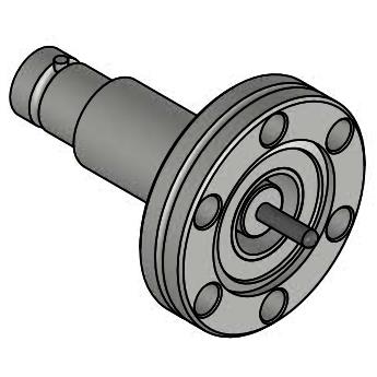 CF法兰单端SHV-5同轴接头