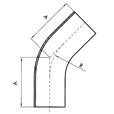 DT-4.1.1-4 (DT8), 45° Bends Weld Ended