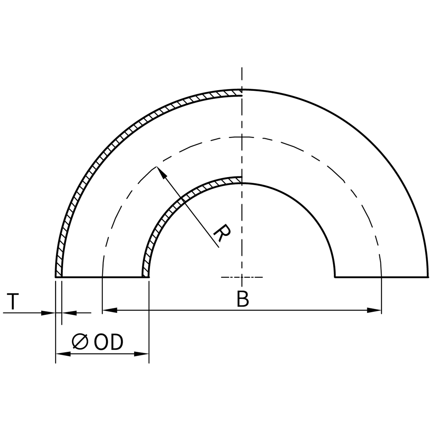 180° 焊式U型弯头