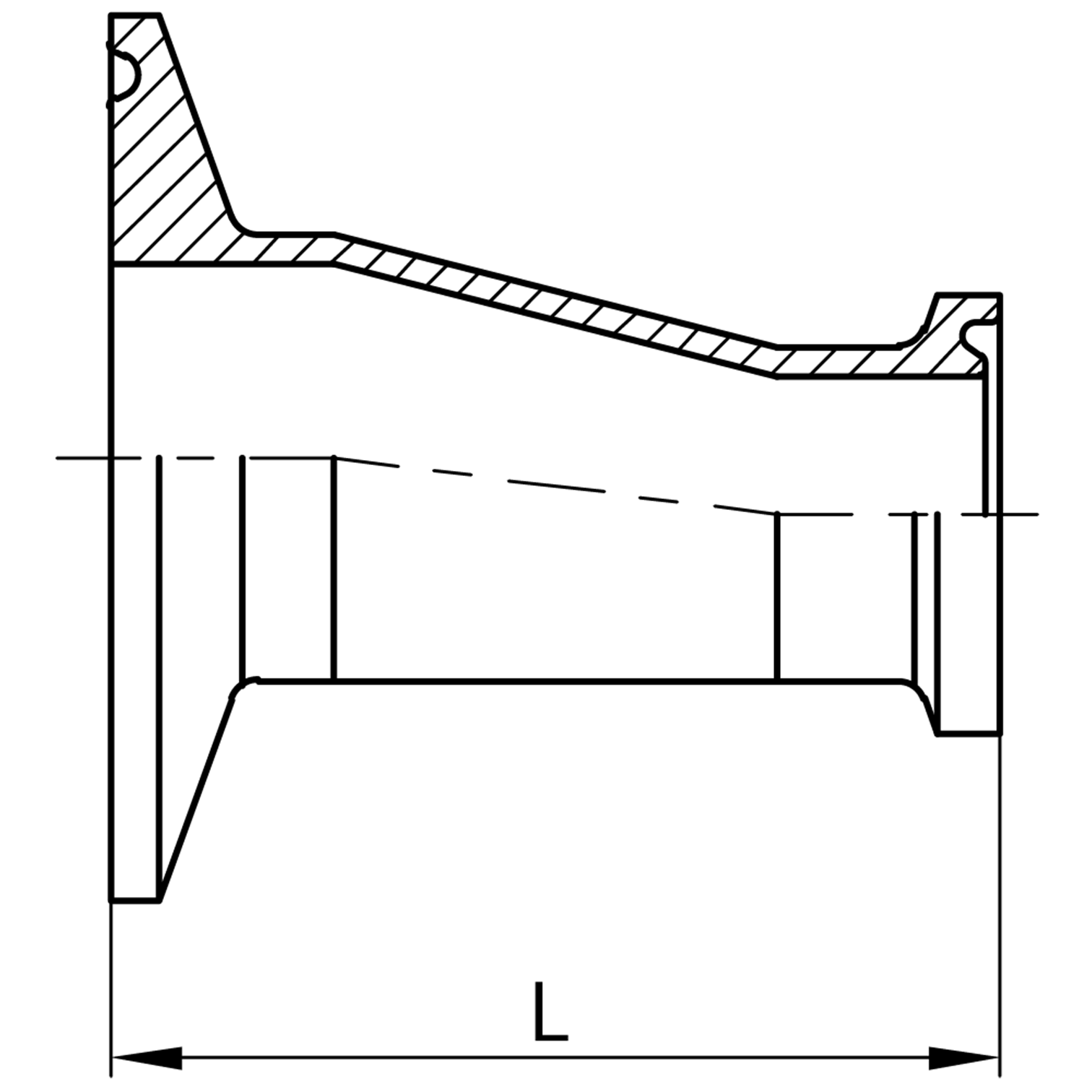 卡式偏心大小头