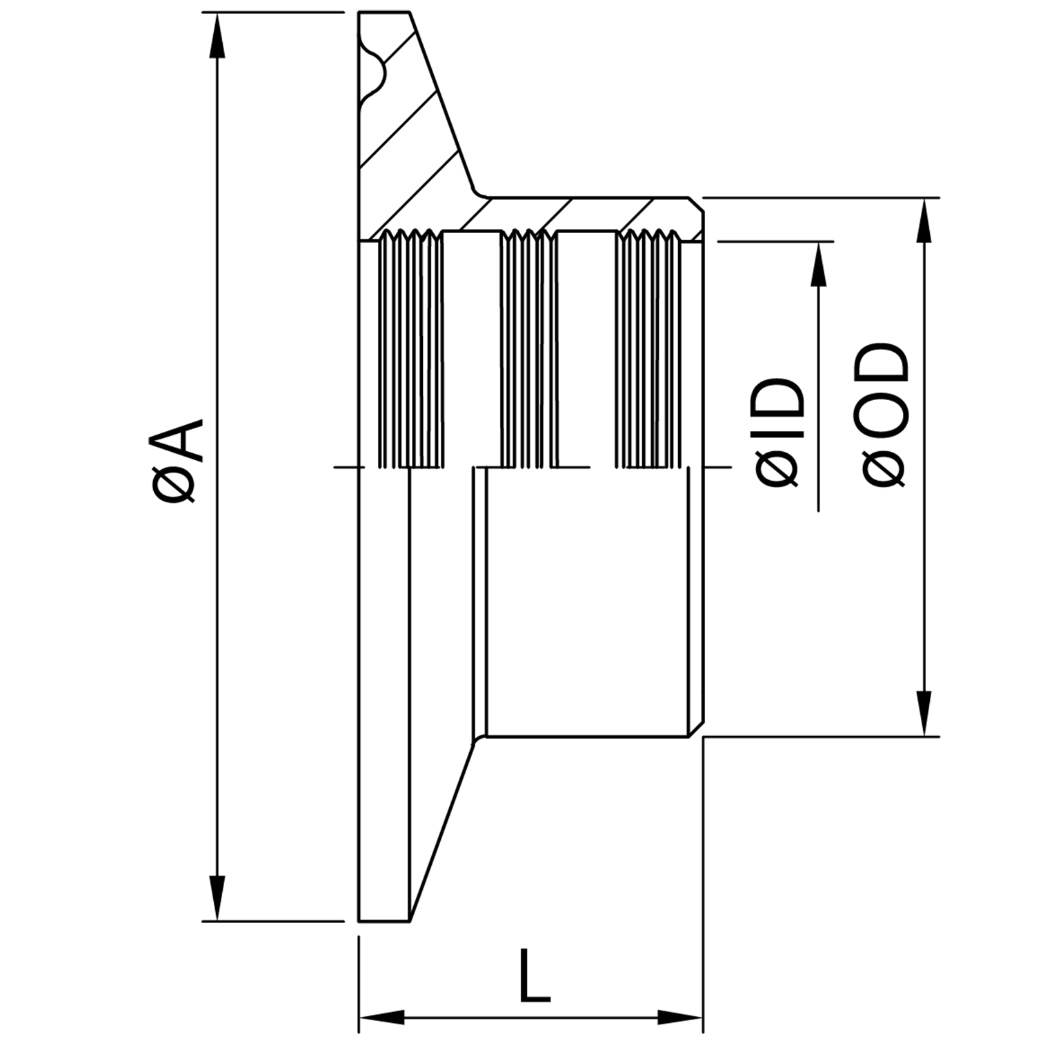 14 RMP 胀形卡箍式平接头