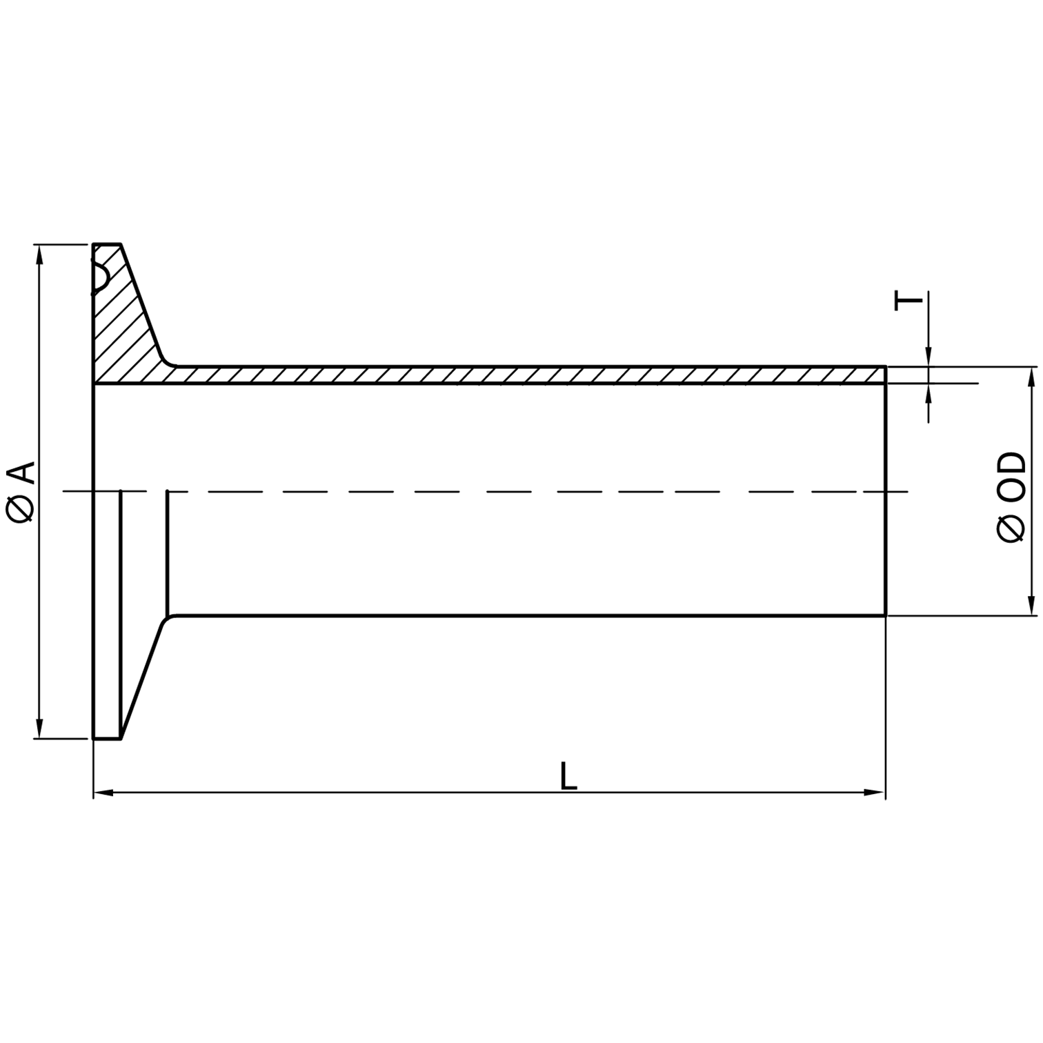 14 MPW 卡箍式平接头