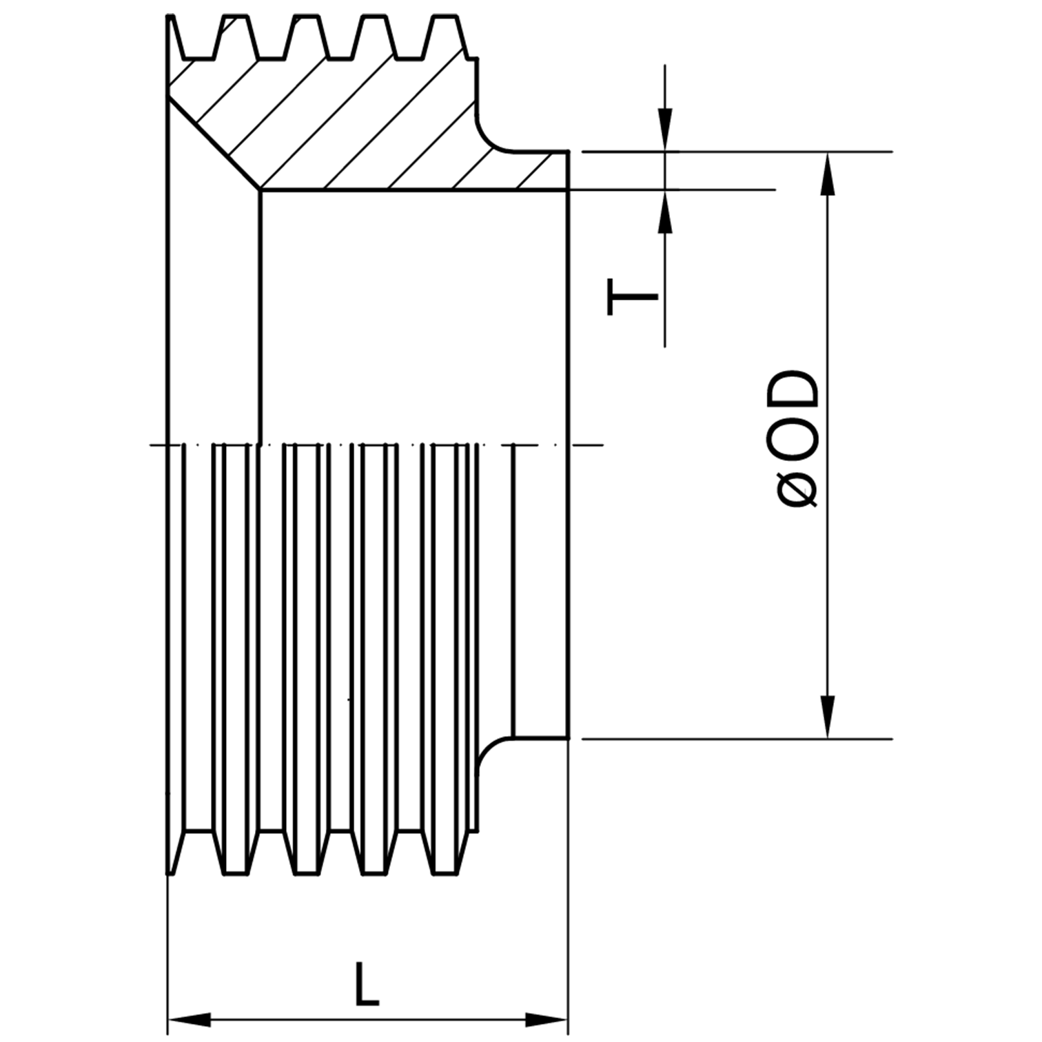 15 TR螺纹焊式接头